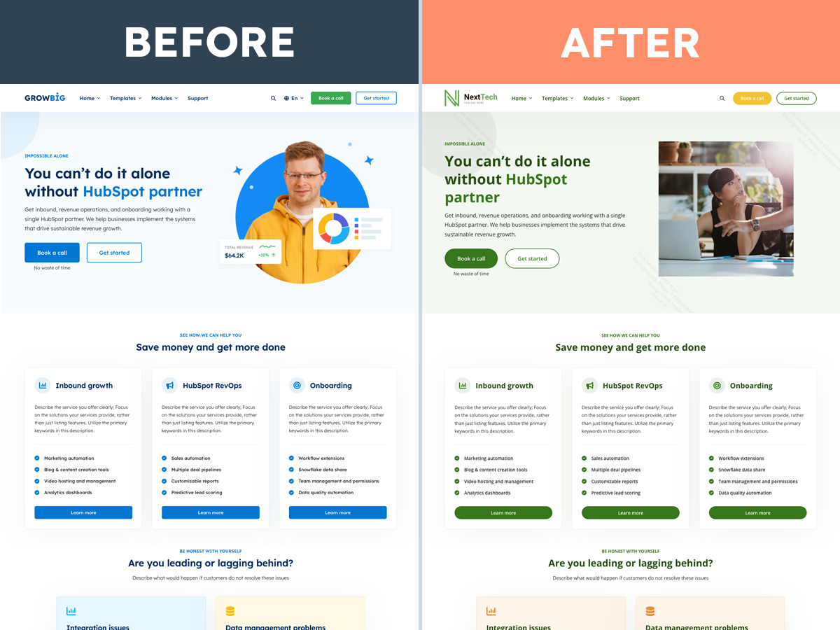STOP customizing each template, section & module one by one.